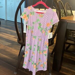 Kids size 12 LulaRoe Mae dress